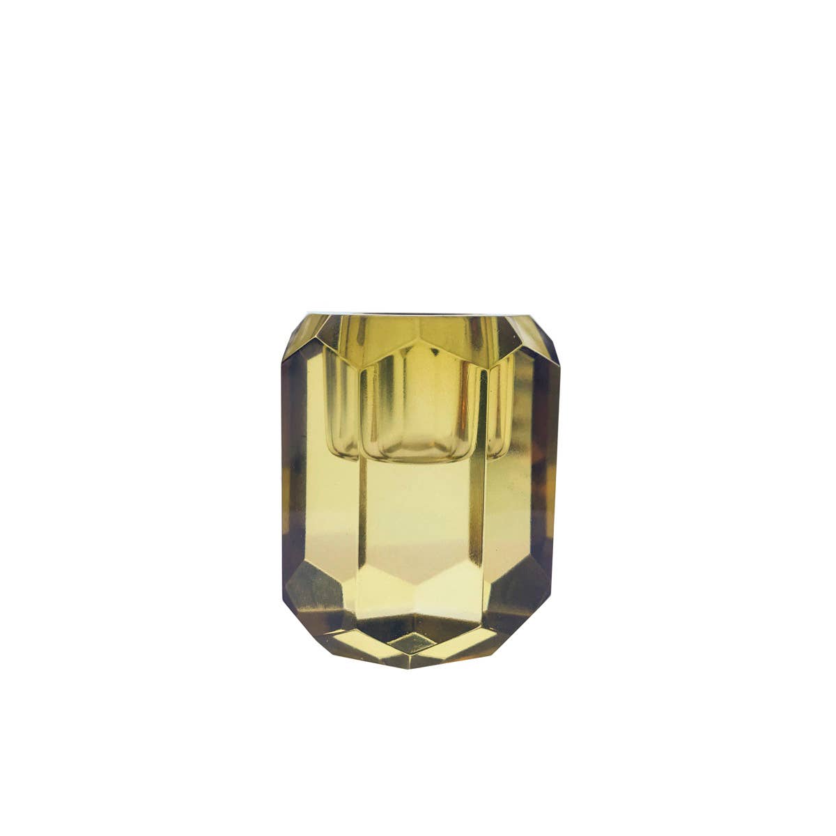 Glazen Kandelaar Crystal Green - Nook. concept