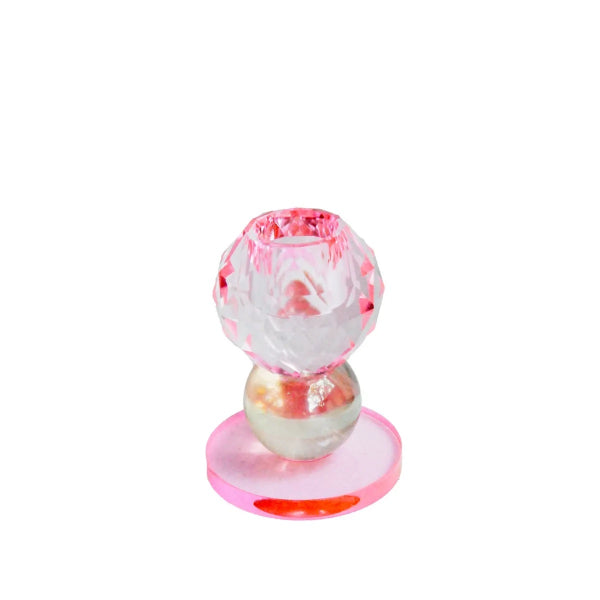 Glazen Kandelaar Radiant Rose in je interieur, nu bij Nook. concept.
