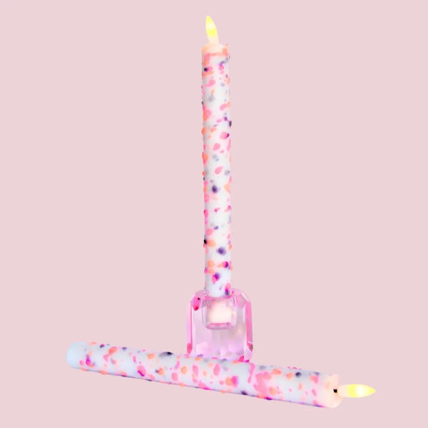 LED kaarsen set van 2 Pillar Candle Vivid Sparks | Nook. Concept