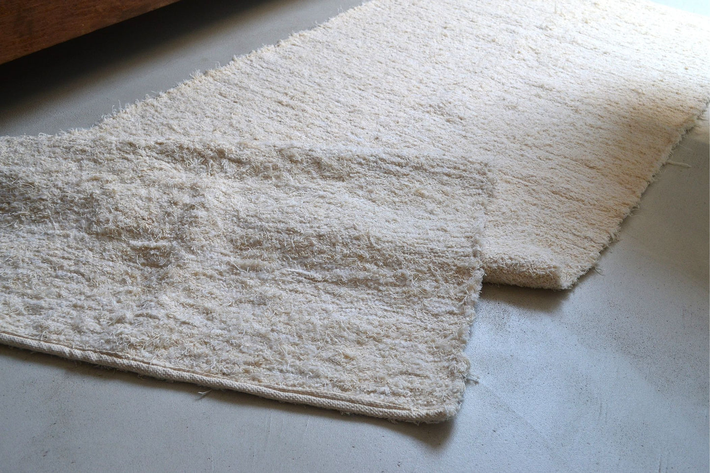 Vloerkleed Dune – 100% Organisch Katoen, Naturel, 72x190 cm