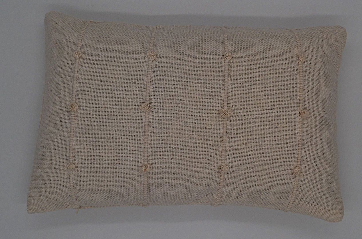 Kussenhoes 30x50 Nook Nuance beige van 100% Organisch Katoen.